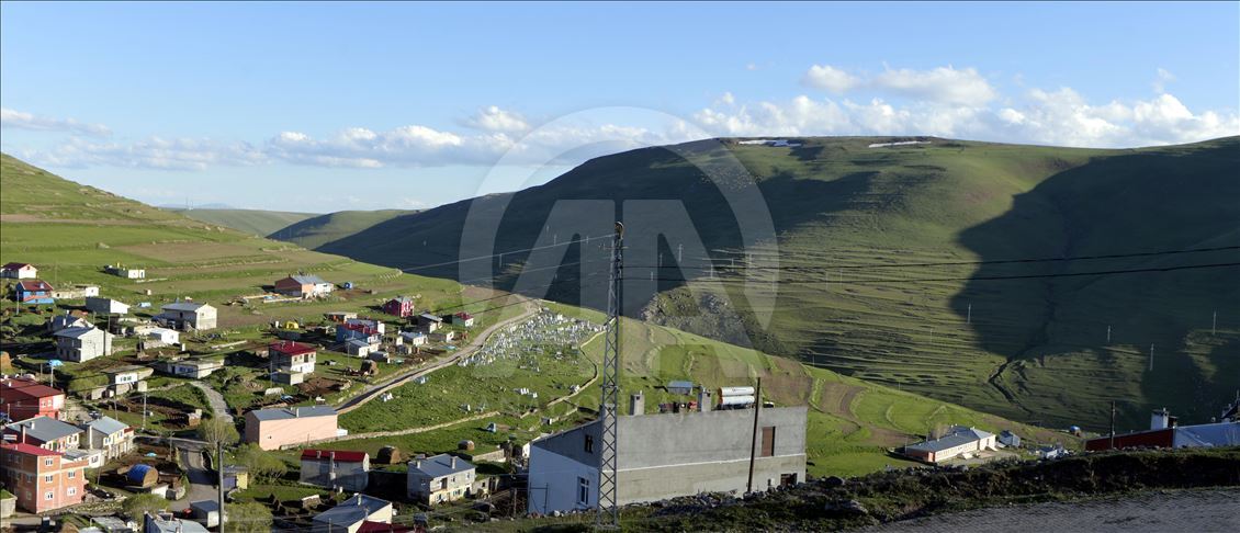 Atatürk silhouette appears on Karadaglar mountain