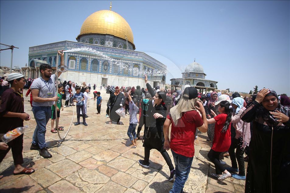Salat Jumat Ramadan terakhir di Masjid al-Aqsa