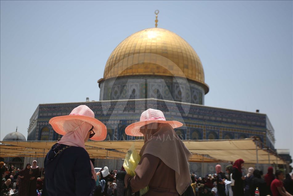 Salat Jumat Ramadan terakhir di Masjid al-Aqsa