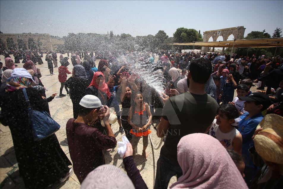 Salat Jumat Ramadan terakhir di Masjid al-Aqsa