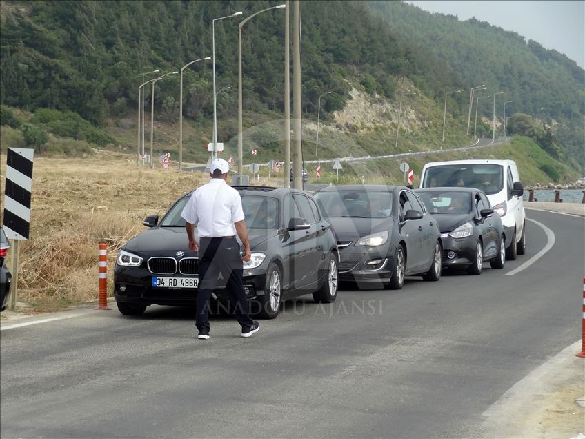 Feribot kuyruğuna "depolama" önlemi trafiği rahatlattı