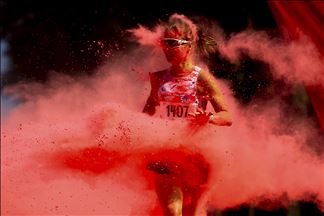 U Moskvi organiziran ”Color Run“: Zabava važnija od takmičenja