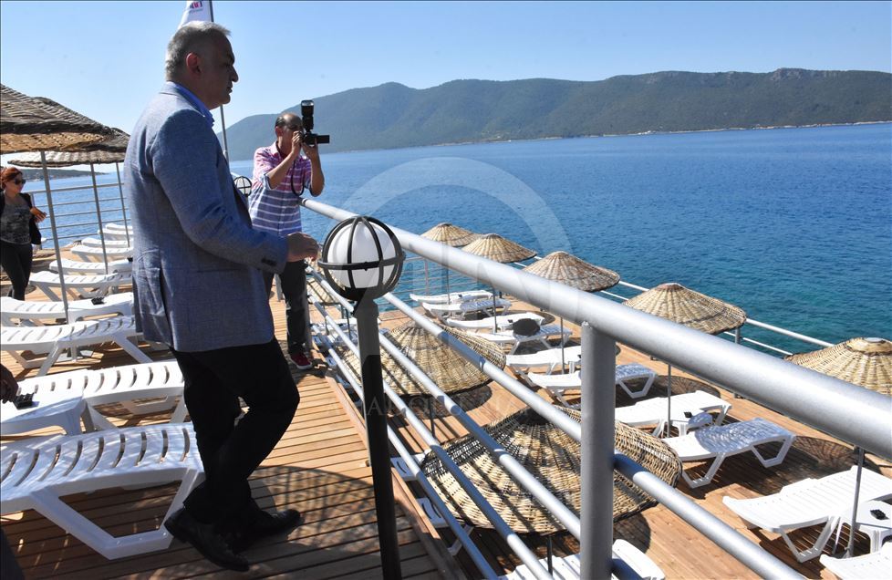 Bodrum Halk Plajı açıldı