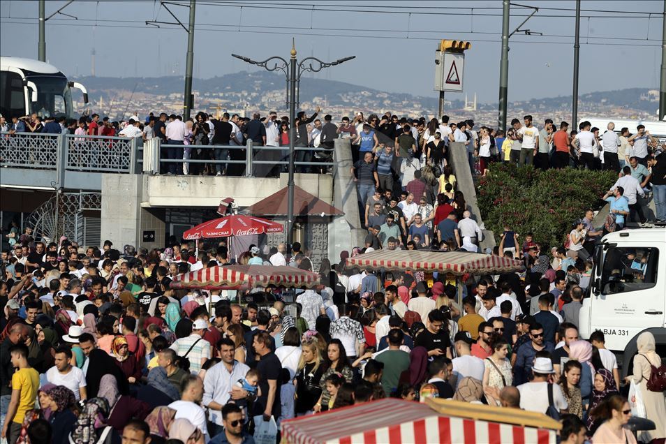 İstanbul'da bayram yoğunluğu