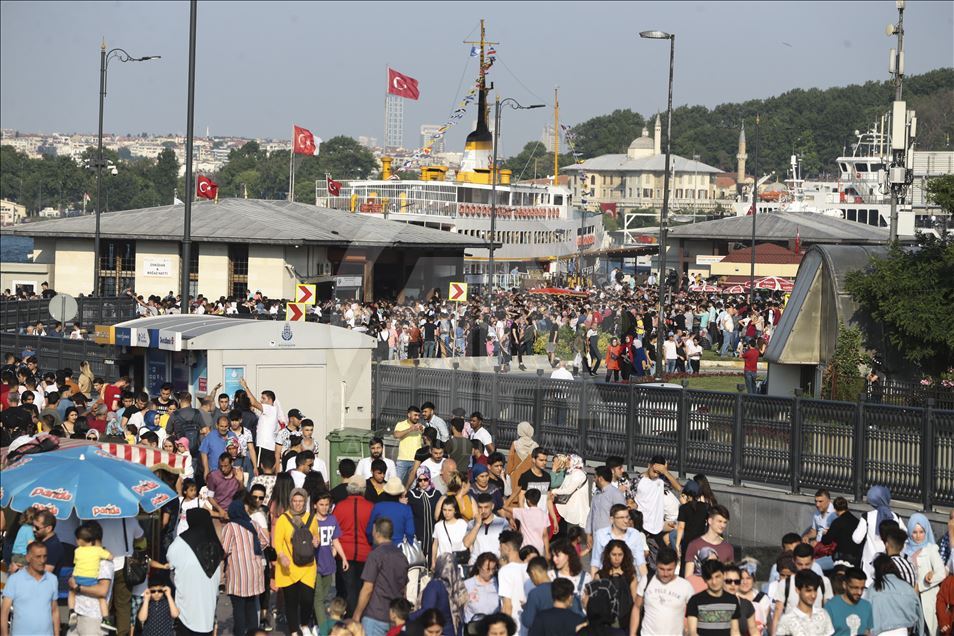 İstanbul'da bayram yoğunluğu