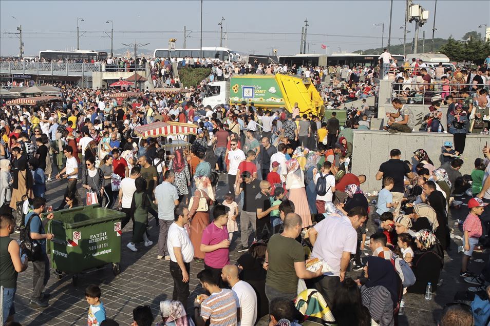 İstanbul'da bayram yoğunluğu