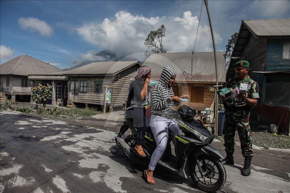 Kondisi wilayah Karo setelah erupsi Gunung Sinabung
