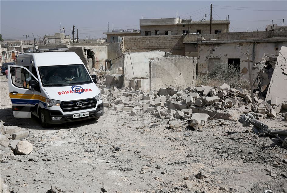 Serangan udara di zona de-eskalasi Idlib
