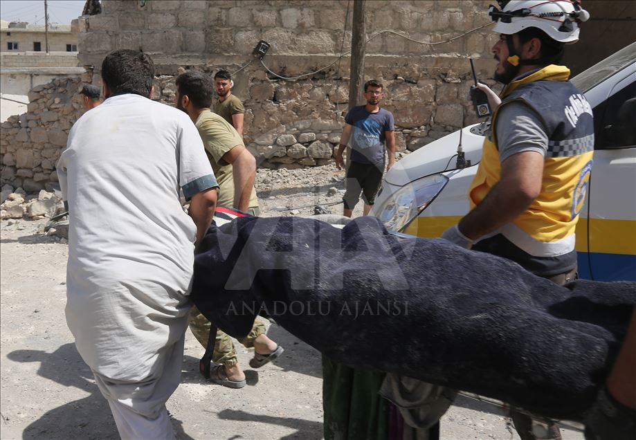 Serangan udara di zona de-eskalasi Idlib