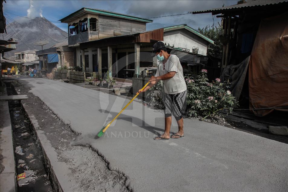 Kondisi wilayah Karo setelah erupsi Gunung Sinabung