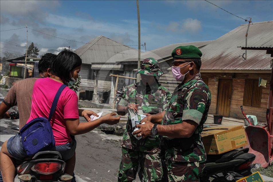 Kondisi wilayah Karo setelah erupsi Gunung Sinabung