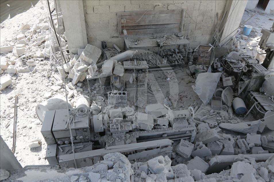 Serangan udara di zona de-eskalasi Idlib