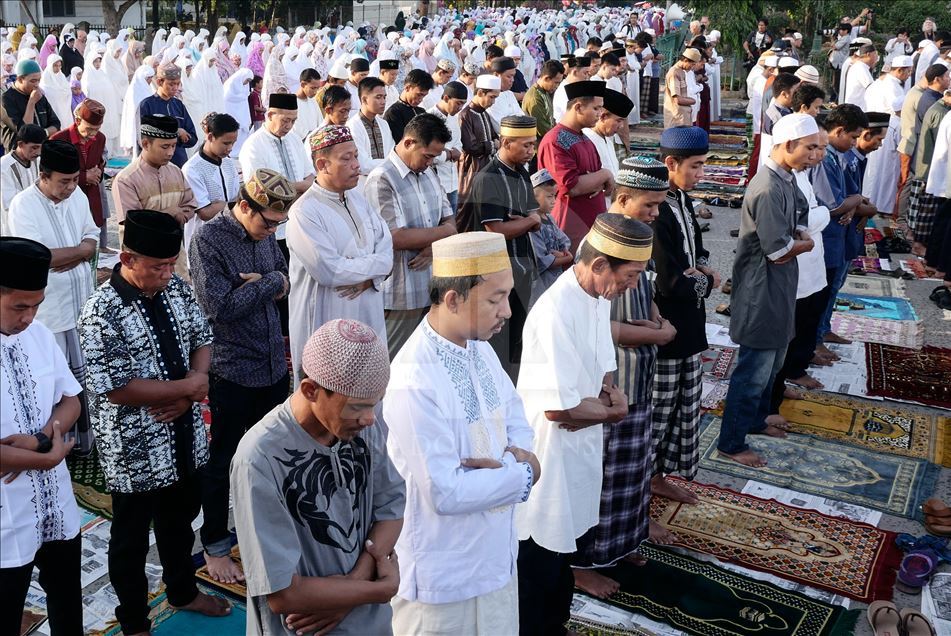Salat Idul Fitri di Pelabuhan Sunda Kelapa