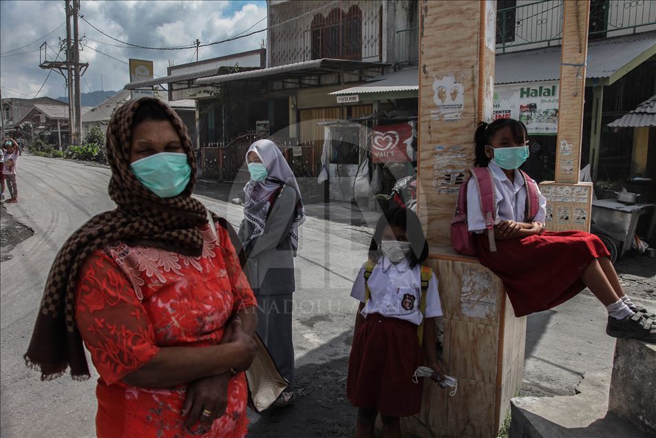 Kondisi wilayah Karo setelah erupsi Gunung Sinabung