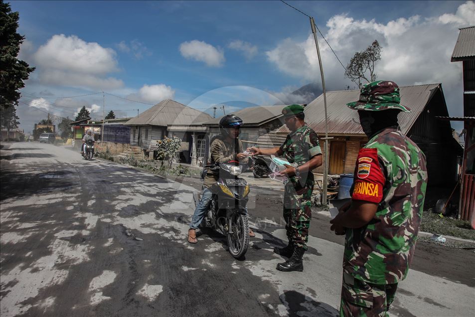 Kondisi wilayah Karo setelah erupsi Gunung Sinabung