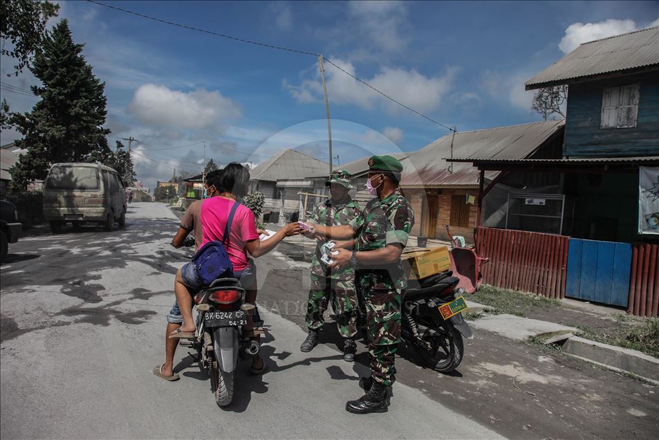 Kondisi wilayah Karo setelah erupsi Gunung Sinabung