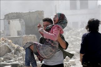 Serangan udara di zona de-eskalasi Idlib, Suriah