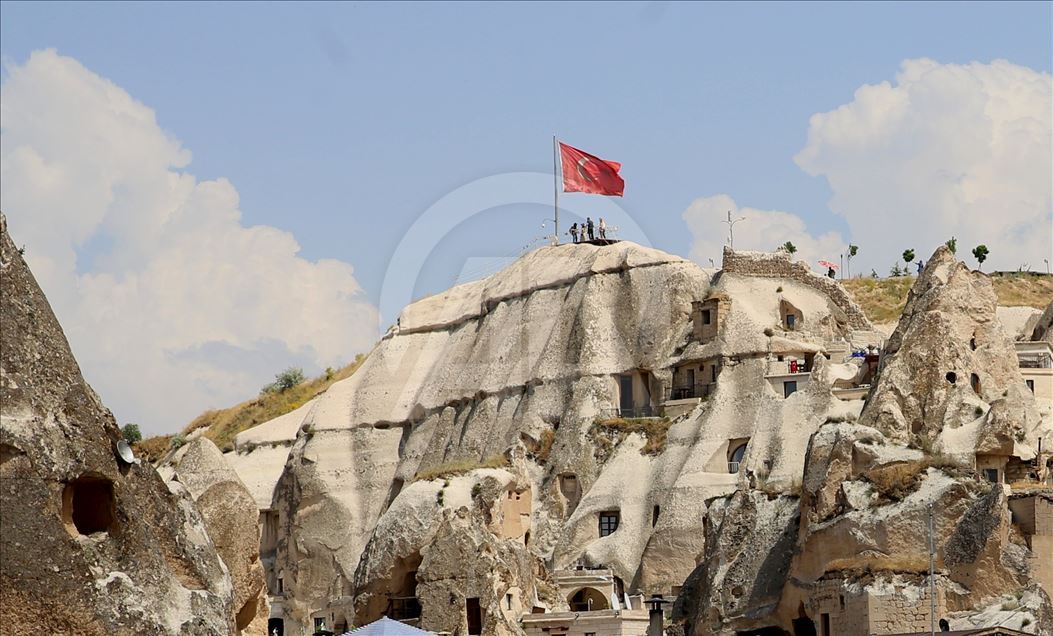 Kapadokya bayram tatilinde yoğun ilgi gördü