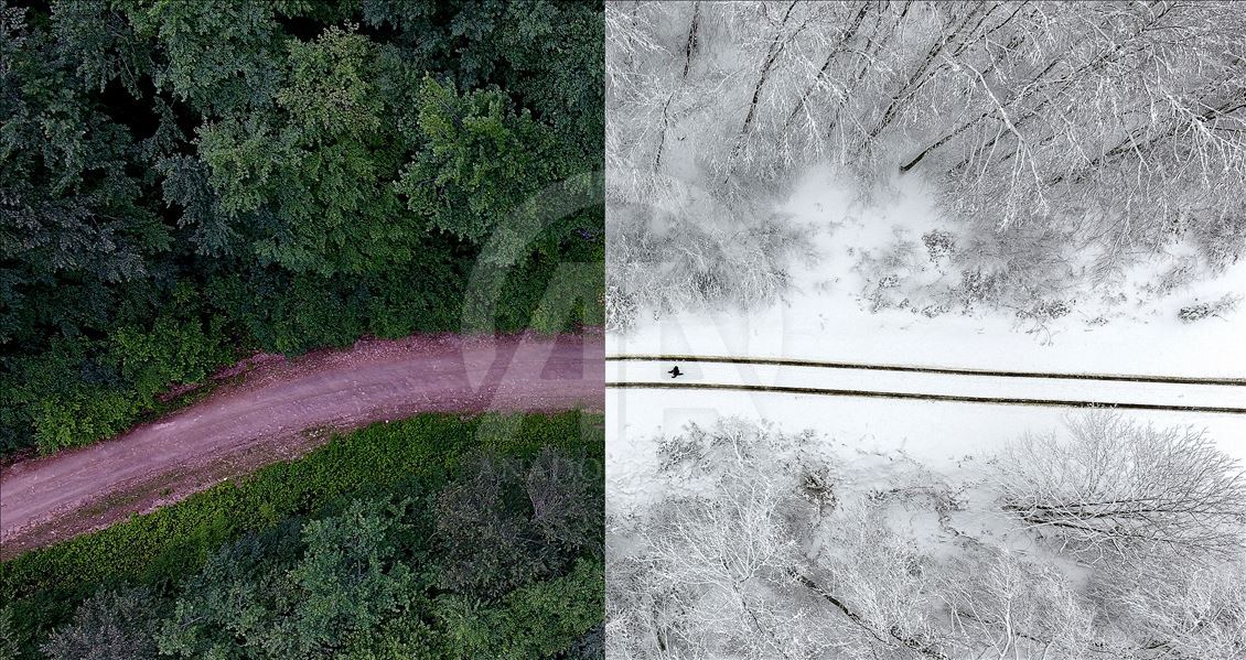 Фотографии летних и зимних пейзажей различных районов Турции