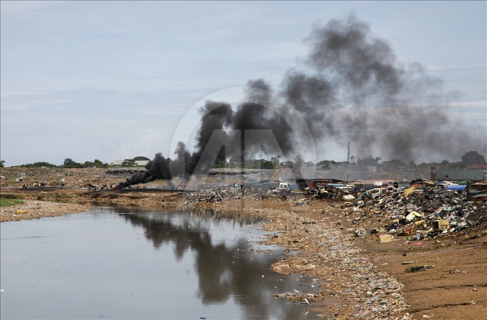 E-waste in Ghana, a threat to health 