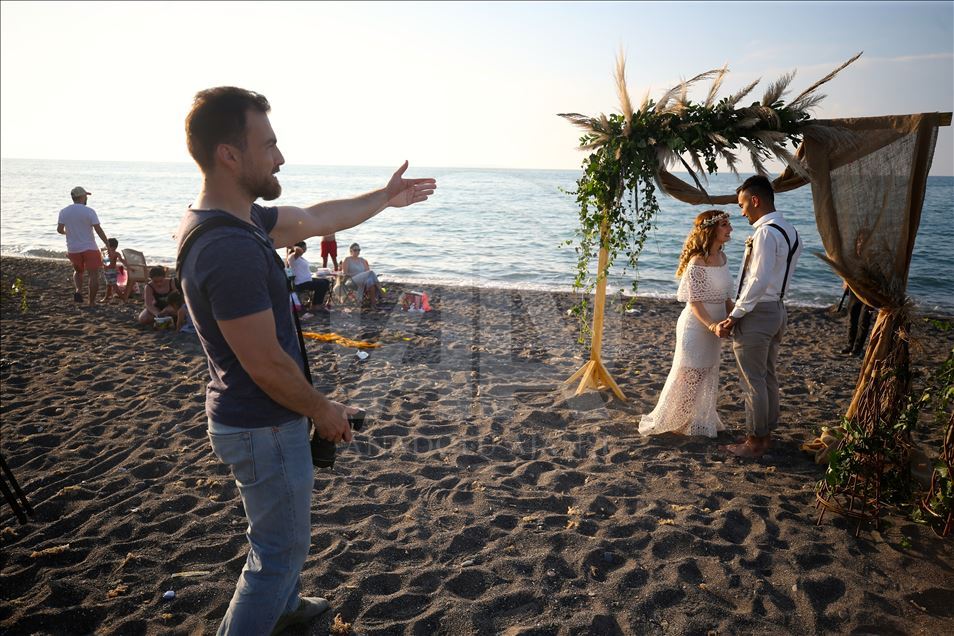 Düğün fotoğrafçılarının doğal platosu Akçakoca
