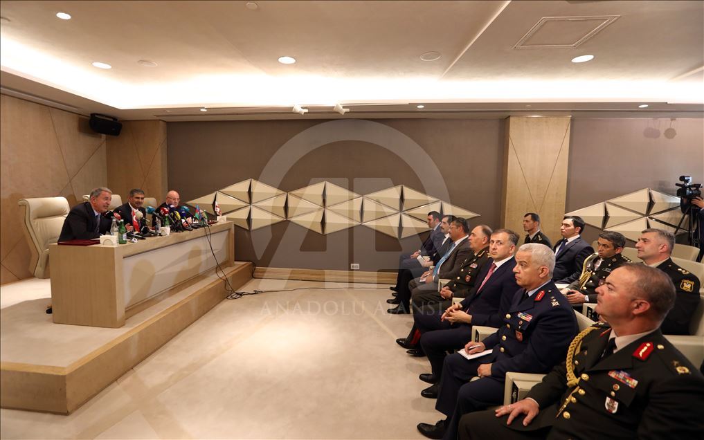 أكار: تعاون تركيا وأذربيجان وجورجيا يهدف لاستقرار المنطقة