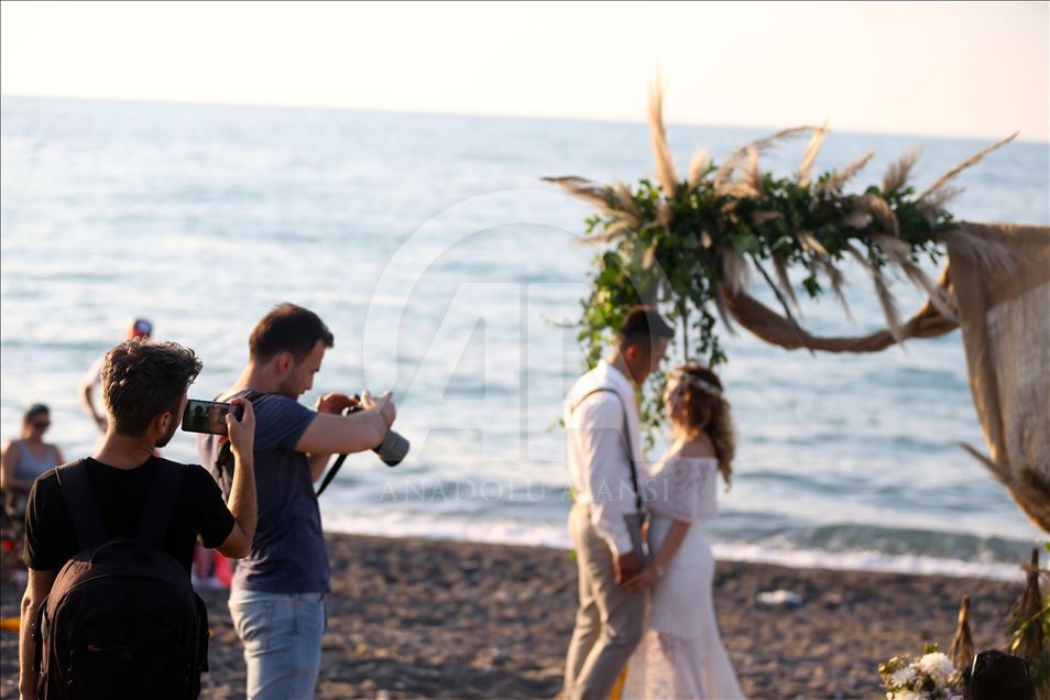 Düğün fotoğrafçılarının doğal platosu Akçakoca
