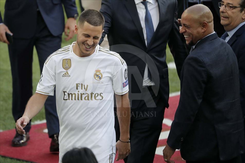 Nueva firma del Real Madrid, presentación de Eden Hazard en Madrid