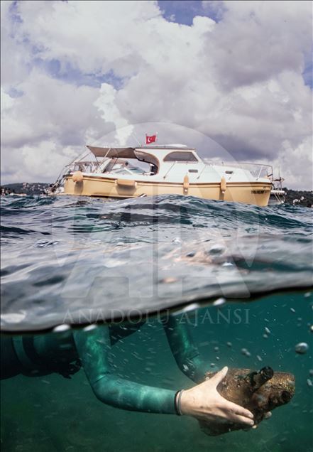 Underwater cleaning in the Bosphorus within the Zero Waste Blue Project