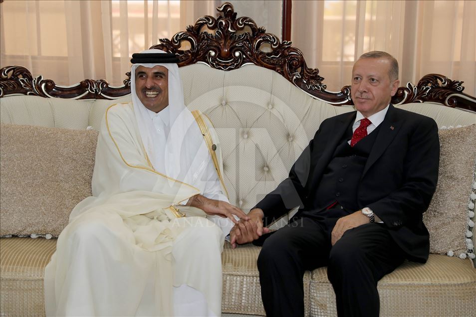 رئیس‌جمهور ترکیه با امیر قطر دیدار کرد
