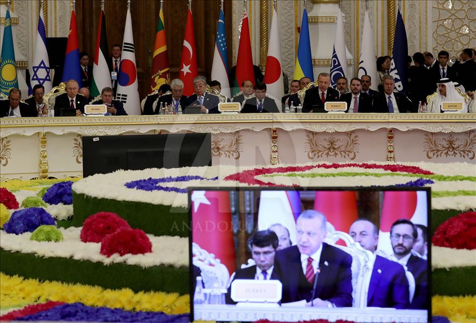 Президент Эрдоган выступил на саммите СВМДА в Душанбе
