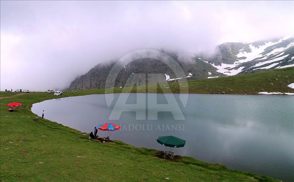 Lakes offer scenic beauties to visitors in NE Turkey