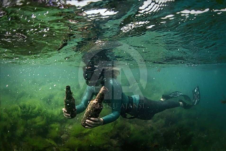 Underwater cleaning in the Bosphorus within the Zero Waste Blue Project