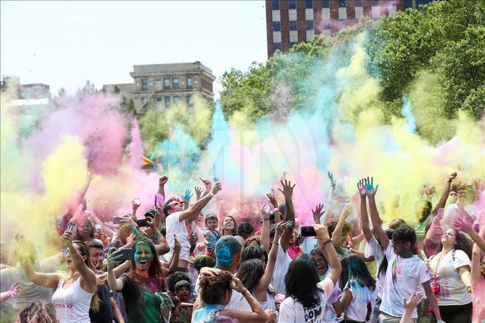 Festival de los Colores "Holi" en Nueva Jersey