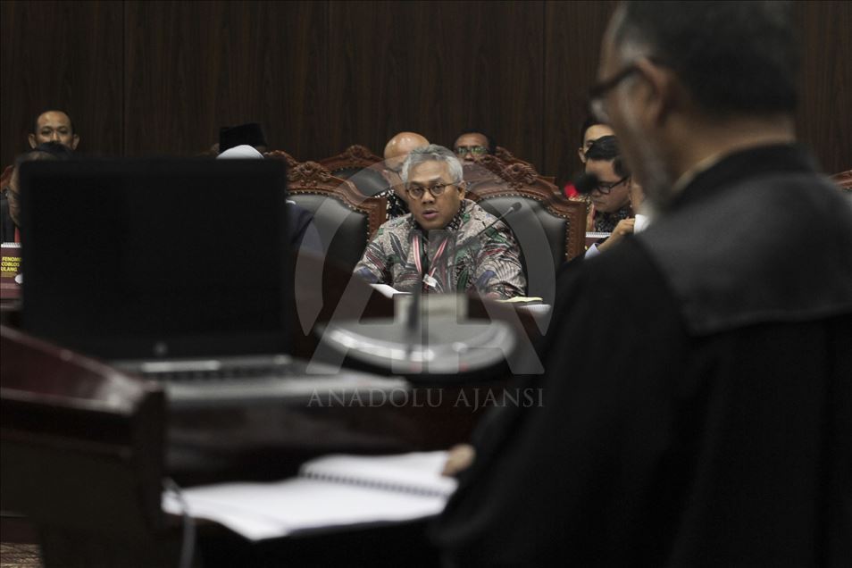 Sidang gugatan perselisihan hasil pemilu di Mahkamah Konstitusi
