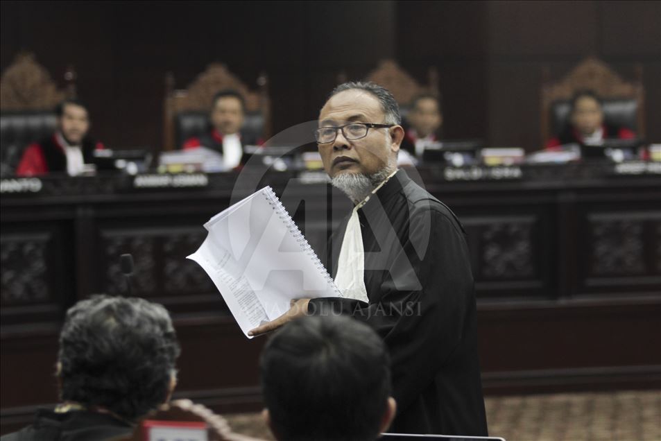 Sidang gugatan perselisihan hasil pemilu di Mahkamah Konstitusi
