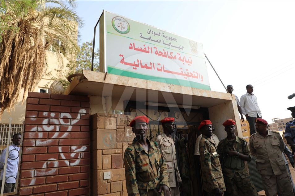 Sudan’s ousted president Omar Al-Bashir appears before prosecutor