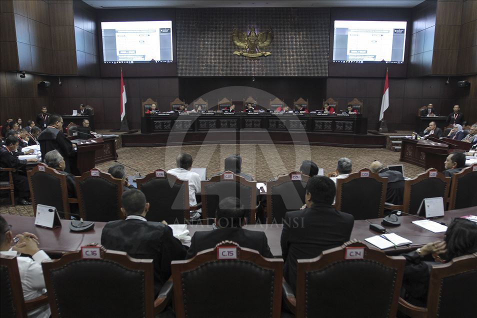 Sidang gugatan perselisihan hasil pemilu di Mahkamah Konstitusi