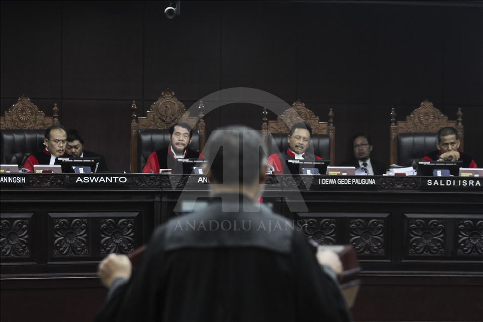 Sidang gugatan perselisihan hasil pemilu di Mahkamah Konstitusi