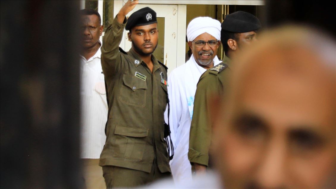 Sudan’s ousted president Omar Al-Bashir appears before prosecutor