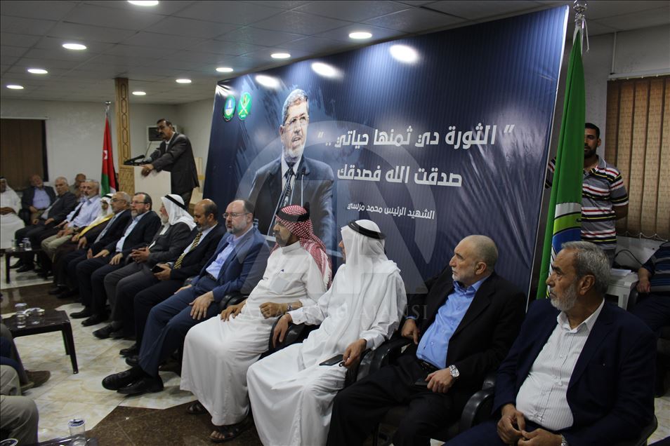 الحركة الإسلامية بالأردن تقيم صلاة الغائب وتفتح بيت عزاء لمرسي