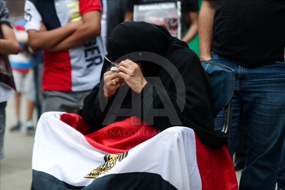 Demonstration for Mohamed Morsi in New York