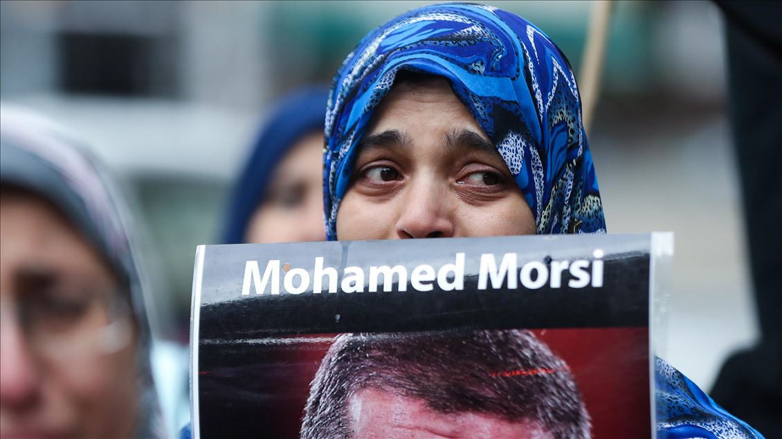 Demonstration for Mohamed Morsi in New York