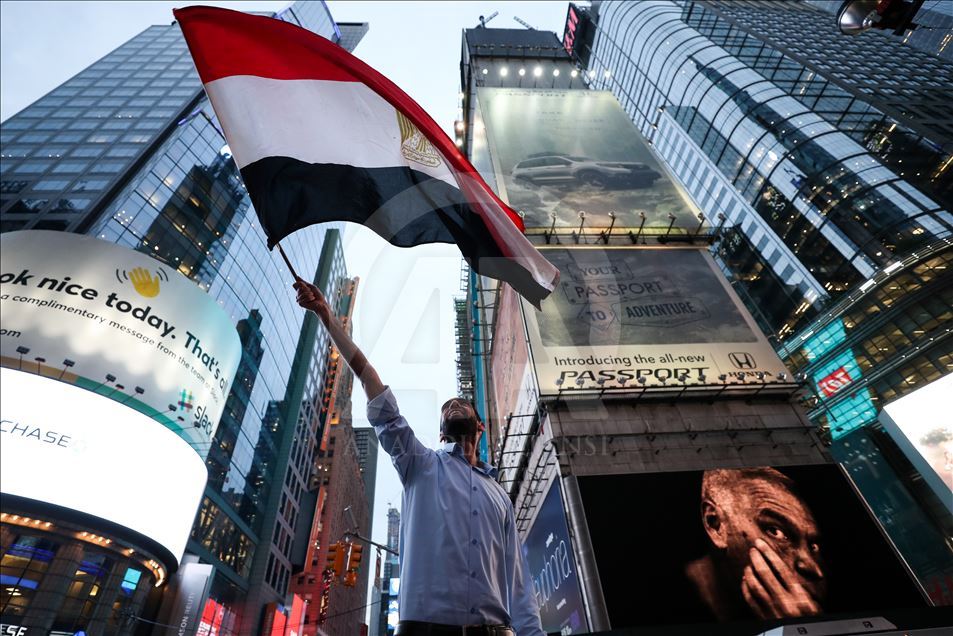 В Нью-Йорке протестуют против правления военных в Египте