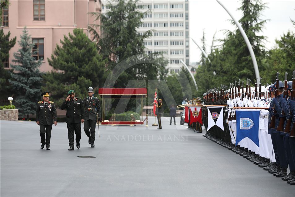 دیدار روسای ستاد مشترک ارتش ترکیه و روآندا در آنکارا
