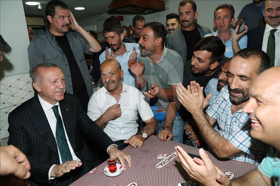 Türkiye Cumhurbaşkanı Erdoğan, Bahçelievler'de
