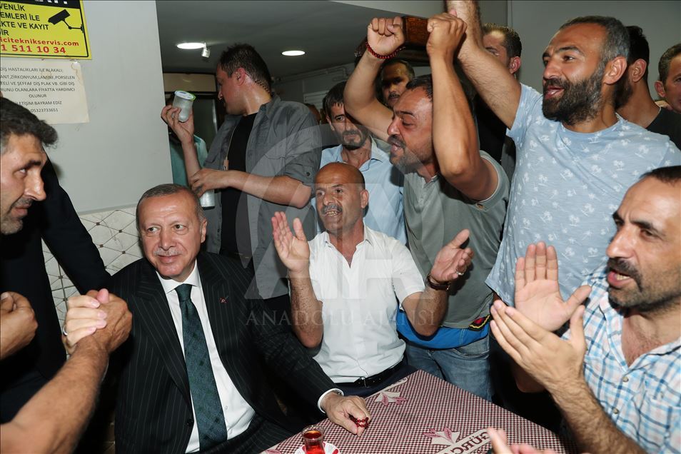 Türkiye Cumhurbaşkanı Erdoğan, Bahçelievler'de
