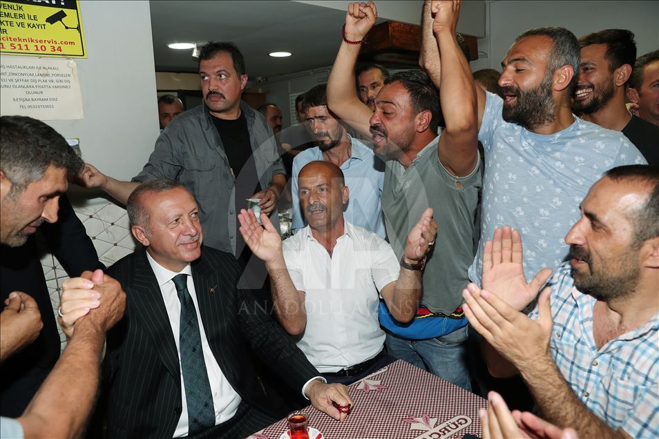 Türkiye Cumhurbaşkanı Erdoğan, Bahçelievler'de