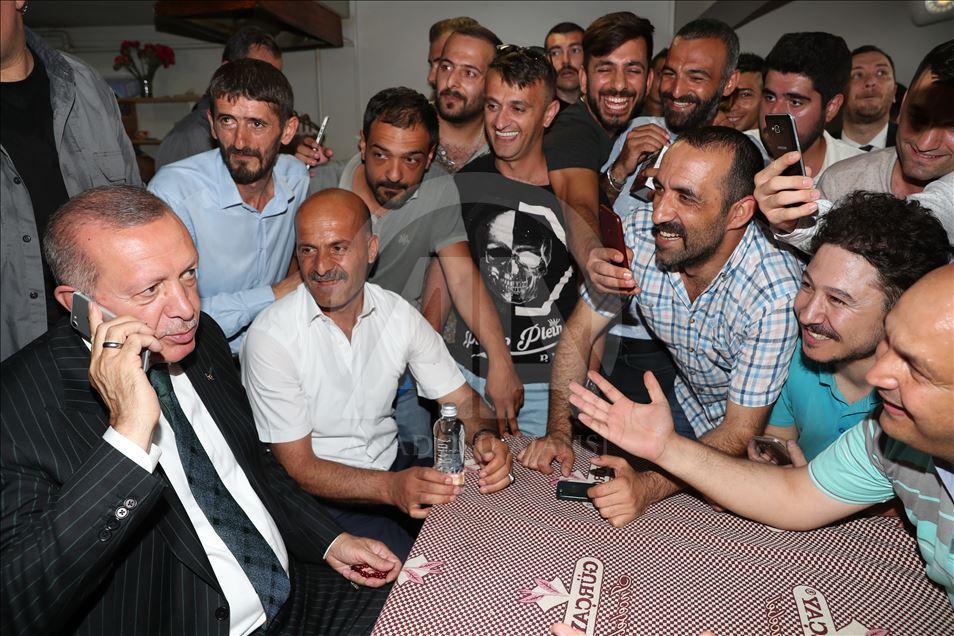 Türkiye Cumhurbaşkanı Erdoğan, Bahçelievler'de