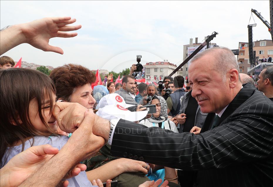 Türkiye Cumhurbaşkanı Erdoğan, Bahçelievler'de